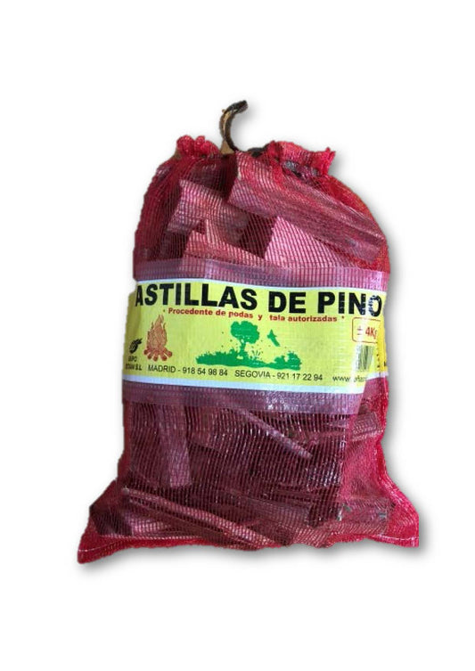 Lena de olivo saca 2 sacos de astillas 4kg saco de pinas 35l ricosan
