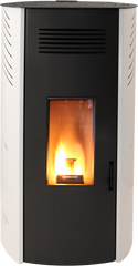 Estufa de pellets ctl emy 8kw blanco