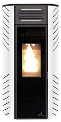 Estufa de pellets ctl zara 10 kw blanca
