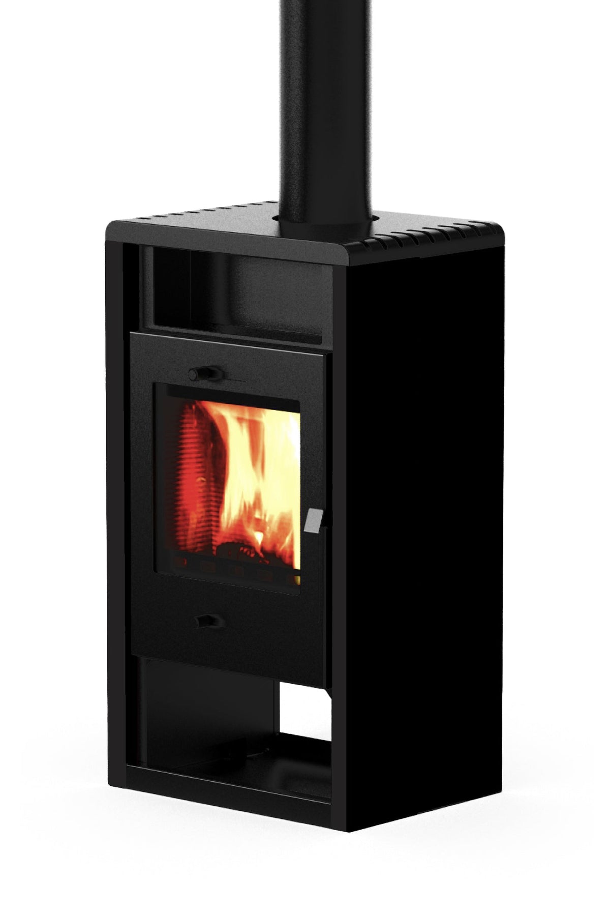 Estufa de lena enerlam f0202 gris