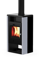 Estufa de lena enerlam f0202 gris