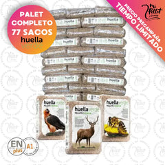 Huella verde palet de pellets 77 sacos