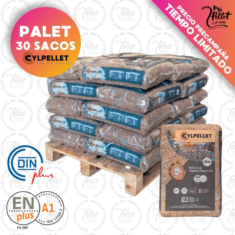 cyl pellet palet de 30 sacos