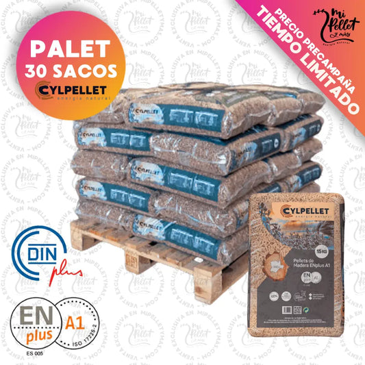 cyl pellet palet de 30 sacos