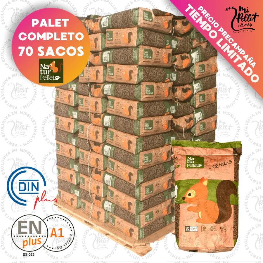 Naturpellet 70 sacos