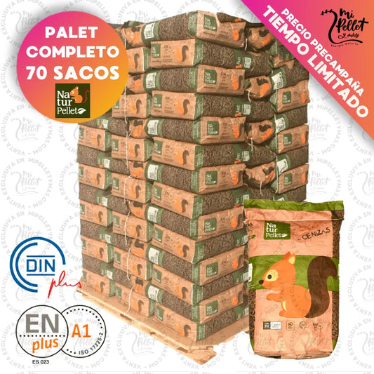 Naturpellet 70 sacos