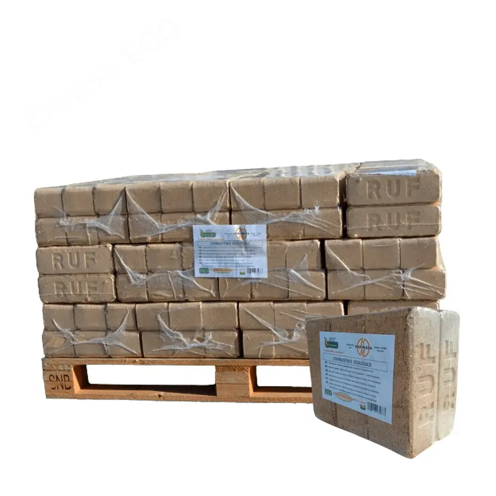 briquetas ruf pino 45 paquetes x 6 briquetas
