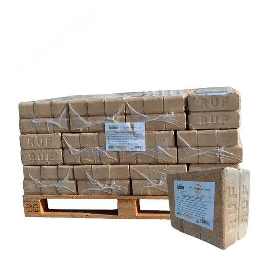 briquetas ruf pino 45 paquetes x 6 briquetas