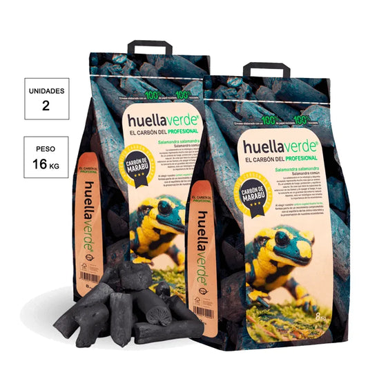 Carbon marabu 2 x 8kg huella verde